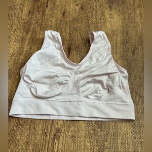 Truekind Daily Comfort Wireless Shaper Bra Sz L Blush‎ Pink